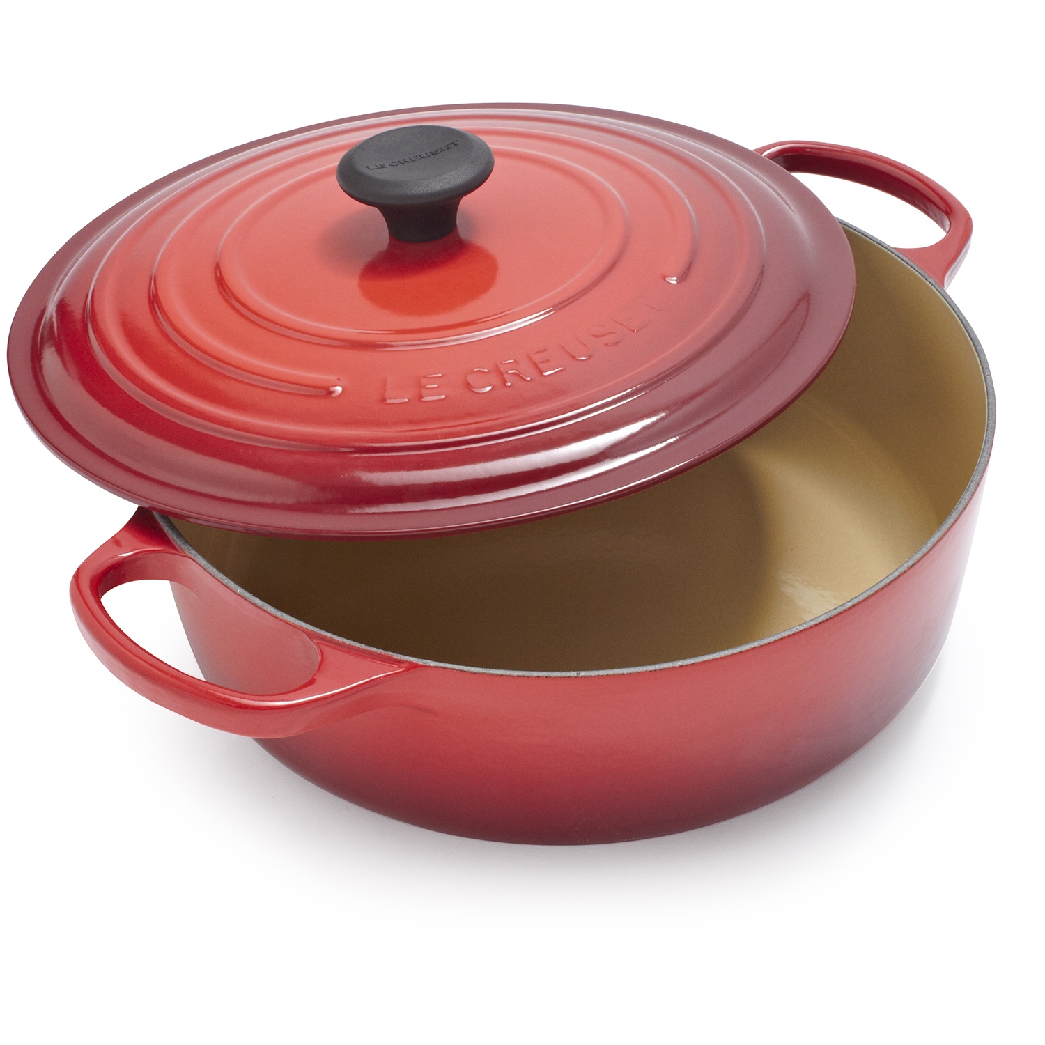 Le Creuset Round Wide Dutch Oven, Cerise 6.75 qt Shipt