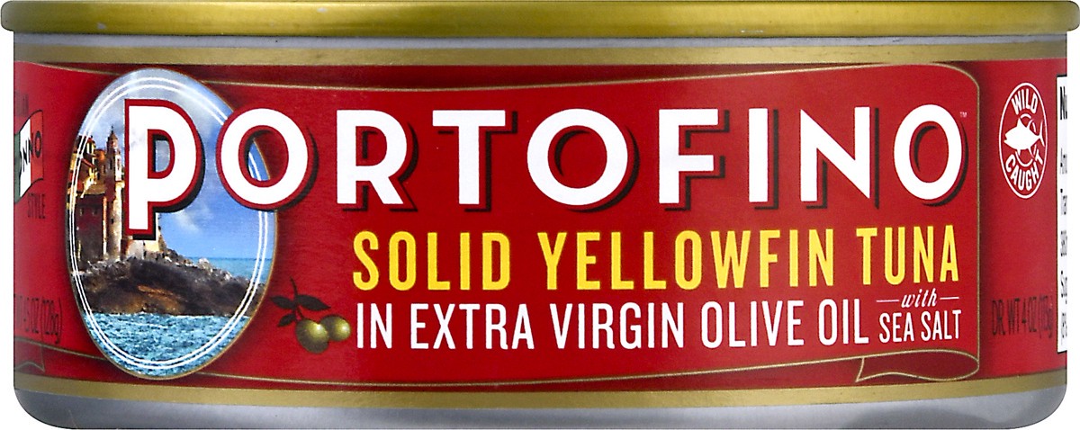 slide 1 of 11, Bella Portofino Solid Yellowfin Tuna In Extra Virgin Olive Oil Wezo Canned - 4.5 Oz, 4.5 oz