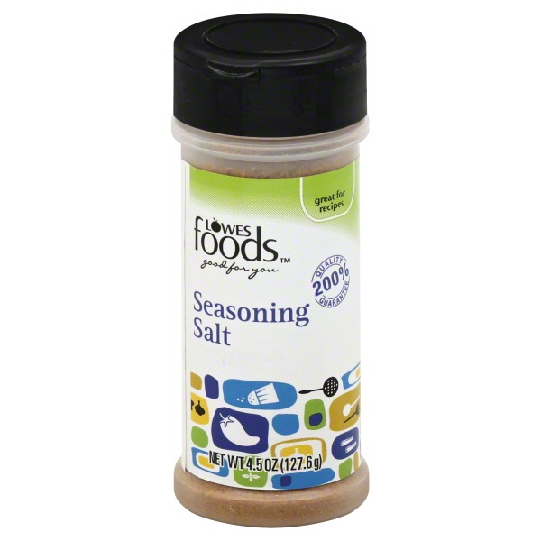 slide 1 of 1, Lowes Foods Seasoning Salt, 4.5 oz