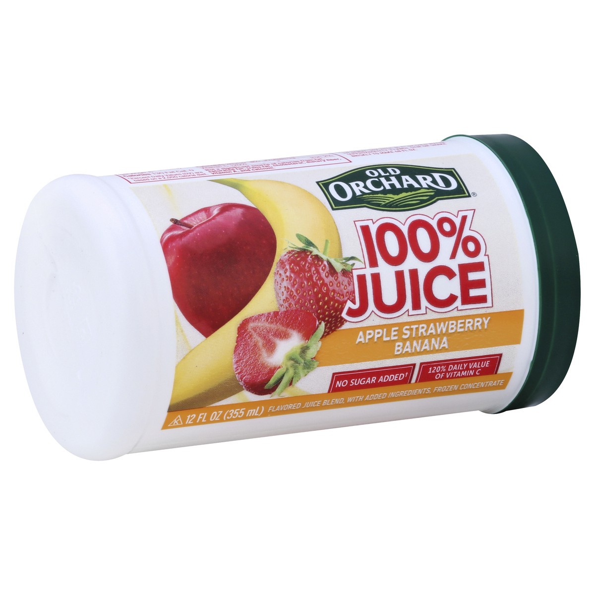 slide 2 of 5, Old Orchard 100% Apl/Strwbry/Ban Juice, 12 fl oz