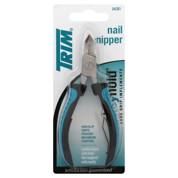 slide 1 of 1, Pacific World Corporation Trim Nail Nipper Easy Hold, 1 ct