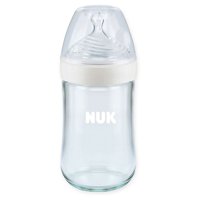 slide 1 of 1, NUK Simply Natural Glass Bottle, 8 oz