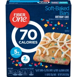 Fiber One 90 Calorie Birthday Cake Baked Bar