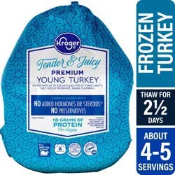 Kroger Whole Frozen Turkey Without Gravy (10-14 Lb)