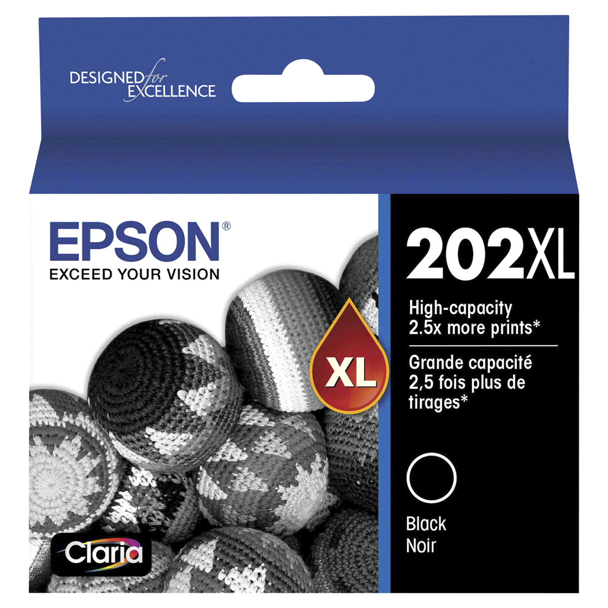 slide 1 of 1, Epson T202Xl120-S High-Yield Black Ink Cartridge, 1 ct