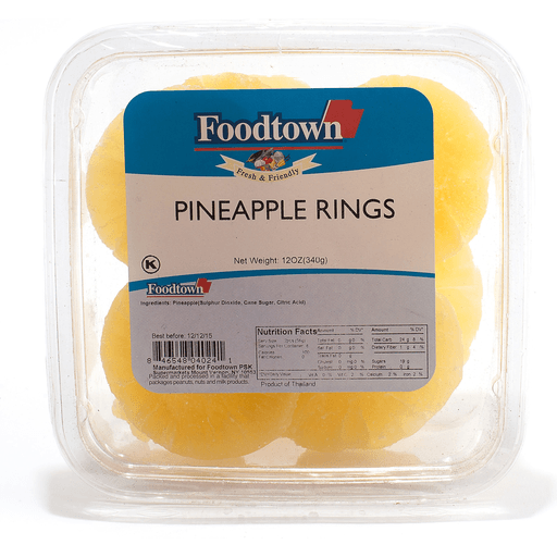 slide 1 of 1, Baro Nuts B/Nut Pineapl Rings, 12 oz