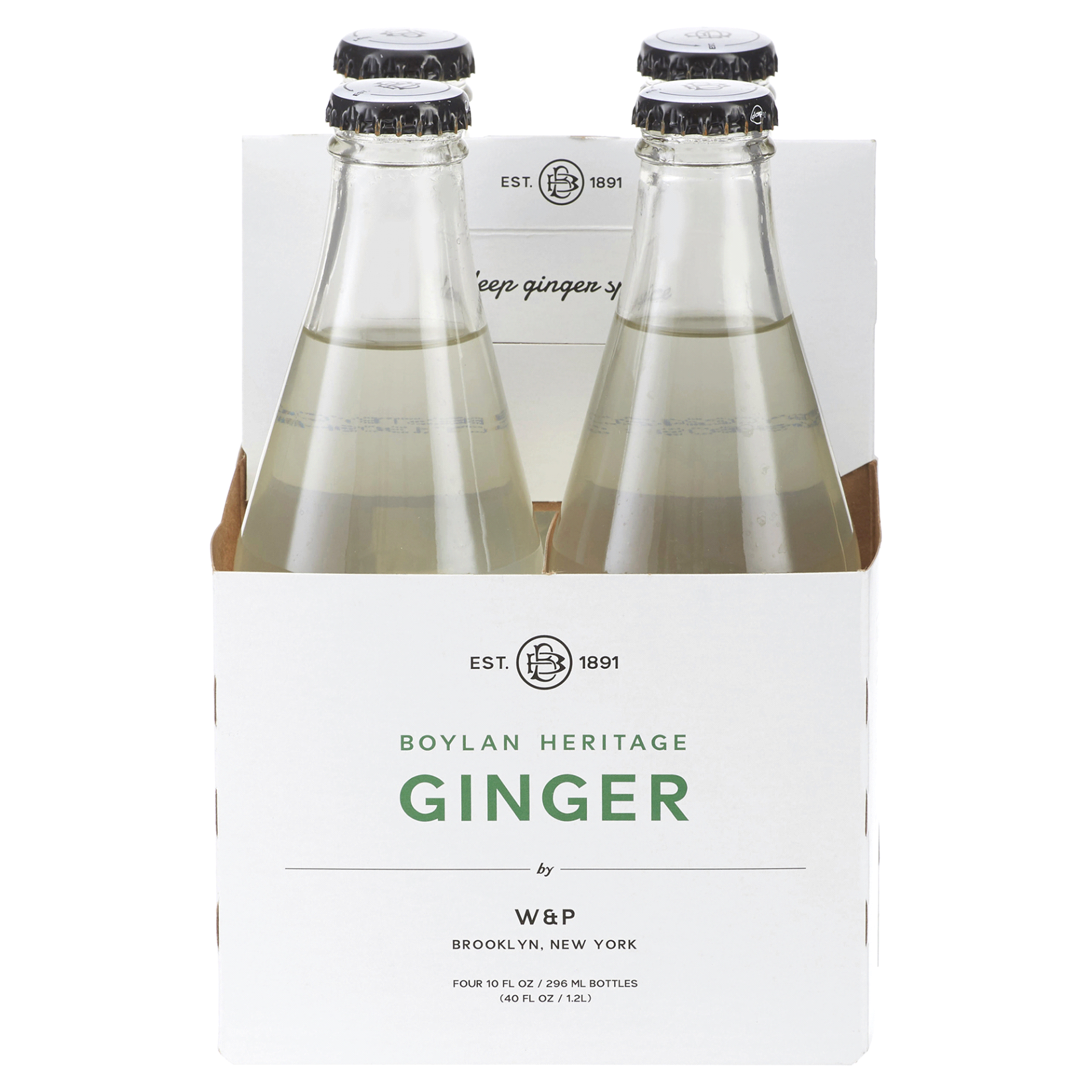 slide 1 of 1, Boylan Ginger Beer, 4 ct; 12 fl oz