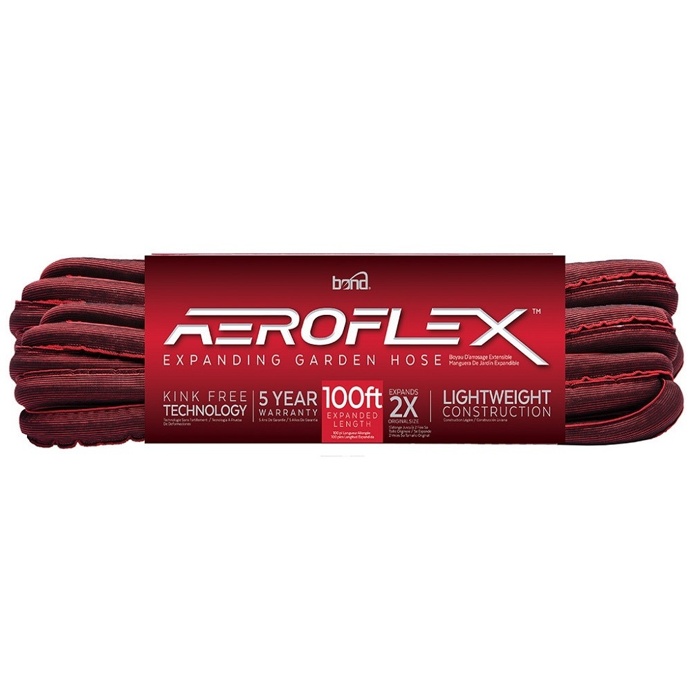 slide 1 of 1, Bond Aeroflex Expanding Garden Hose, 100 ft x 0.63 in