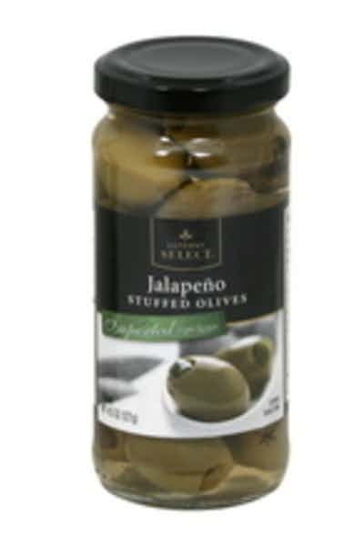slide 1 of 1, Jackie B Jalapeno Stuffed Olives - 12 oz, 12 oz