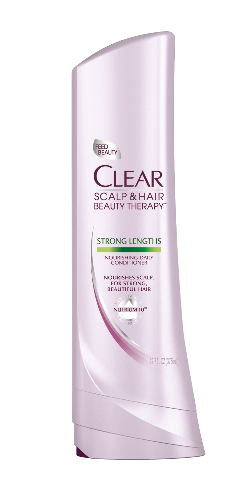 slide 1 of 3, Clear Scalp and Hair Conditioner Strong Lengths, 12.7 oz