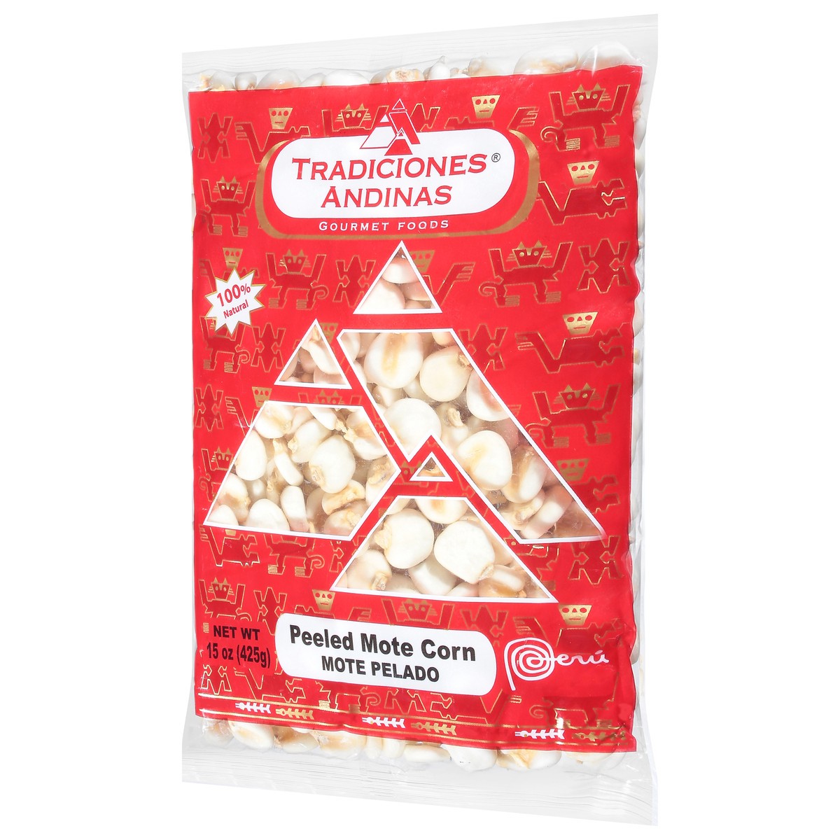slide 9 of 13, Tradiciones Andinas Peeled Mote Corn 15 oz, 15 oz