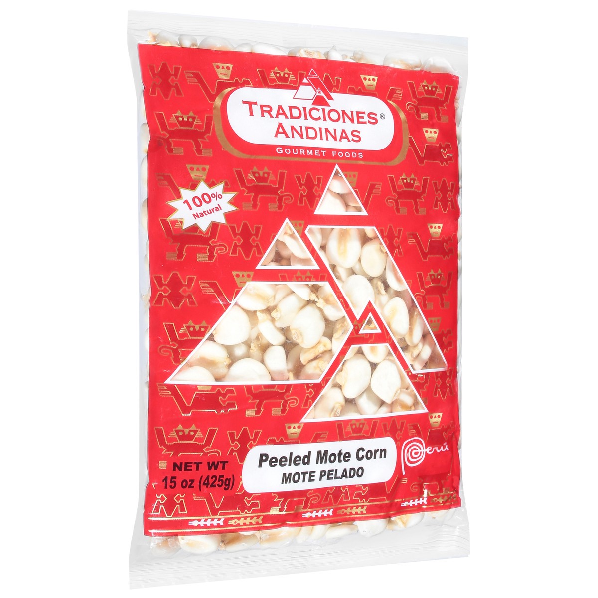 slide 6 of 13, Tradiciones Andinas Peeled Mote Corn 15 oz, 15 oz