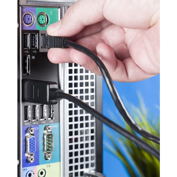 slide 4 of 6, Ativa Cat 5E Network Cable, 7', Black, 1 ct