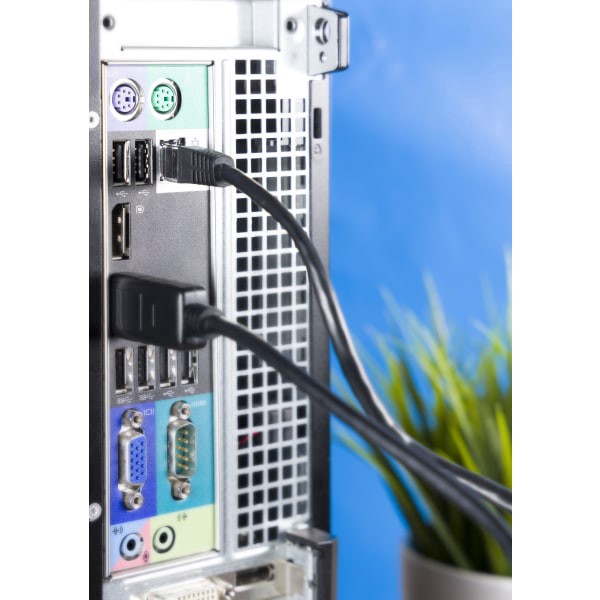 slide 6 of 6, Ativa Cat 5E Network Cable, 7', Black, 1 ct