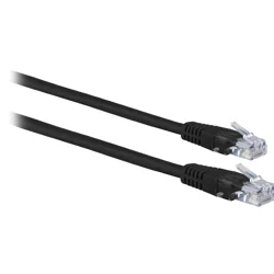 Ativa Cat 5E Network Cable, 7 ft, Black