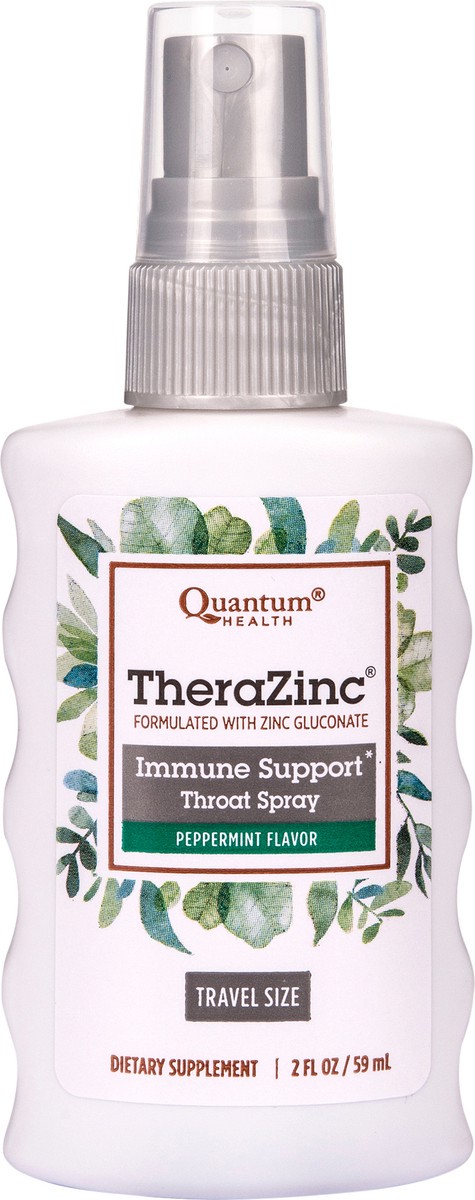 slide 1 of 12, Quantum Health Thera Zinc Immune Support Throat Spray, 2 oz