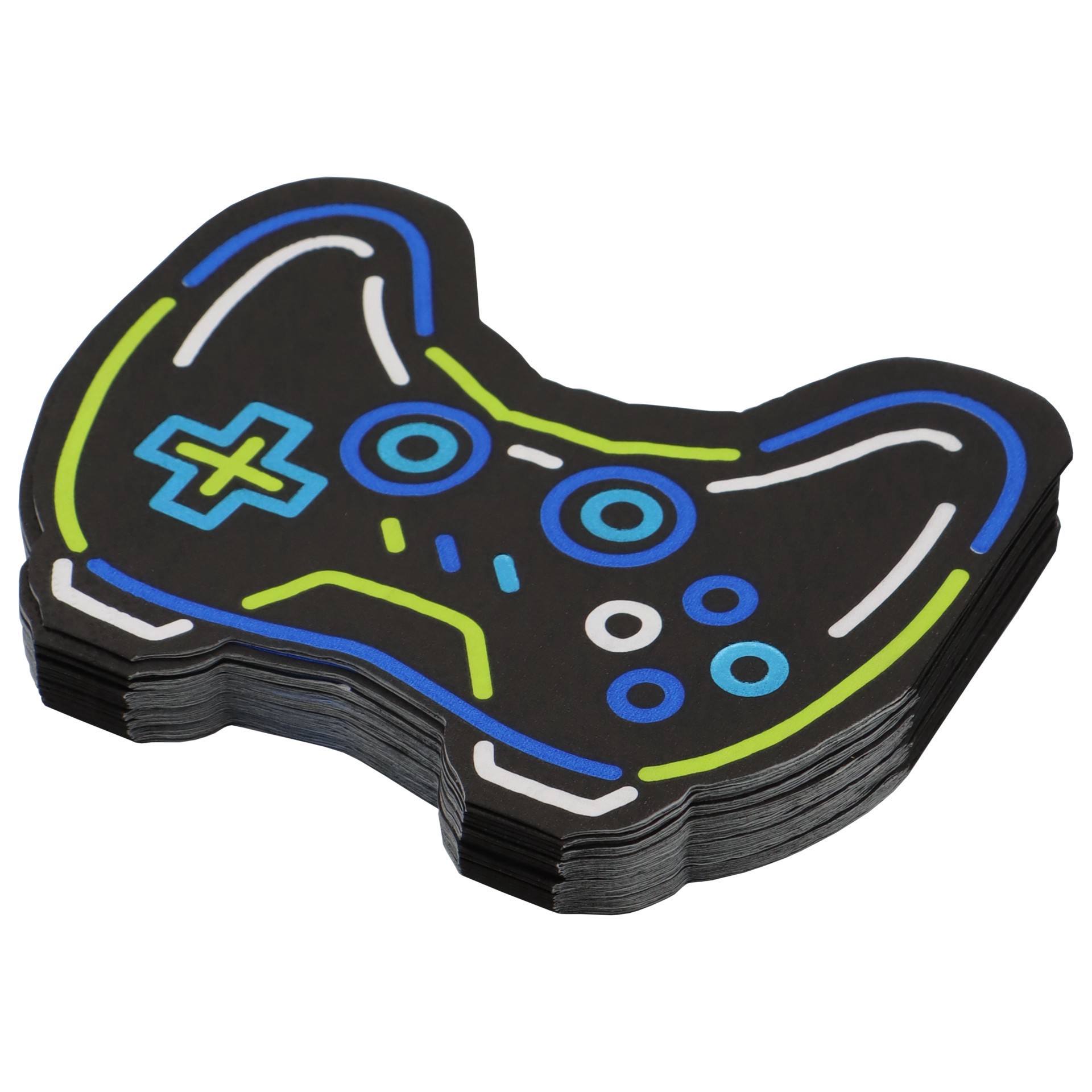 slide 3 of 3, Game Controller Lunch Napkins, 20ct. By Celebrate It, 20 ct