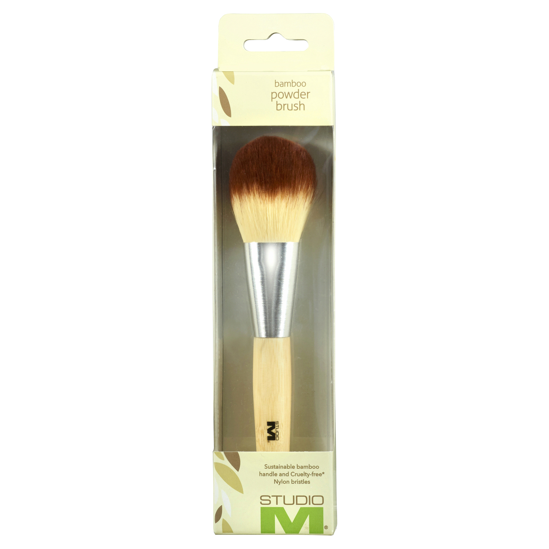 slide 1 of 2, Studio M Bamboo Powder Brush, 1 ct