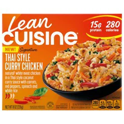 Lean Cuisine Thai Style Curry Chicken Frozen Entree Box 8 Oz - 8 Oz