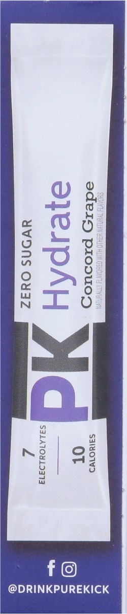 slide 6 of 14, Pure Kick Hydrate Zero Sugar Concord Grape Drink Mix Stick Packs - 6 ct, 6 ct