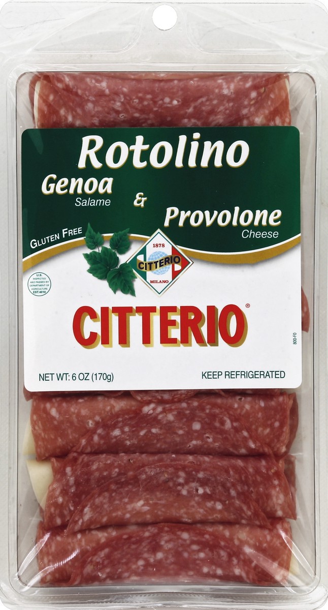 slide 3 of 3, Citterio All Natural Genoa Provolone Rotolino - 6 OZ, 6 oz