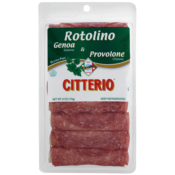 slide 1 of 3, Citterio All Natural Genoa Provolone Rotolino - 6 OZ, 6 oz