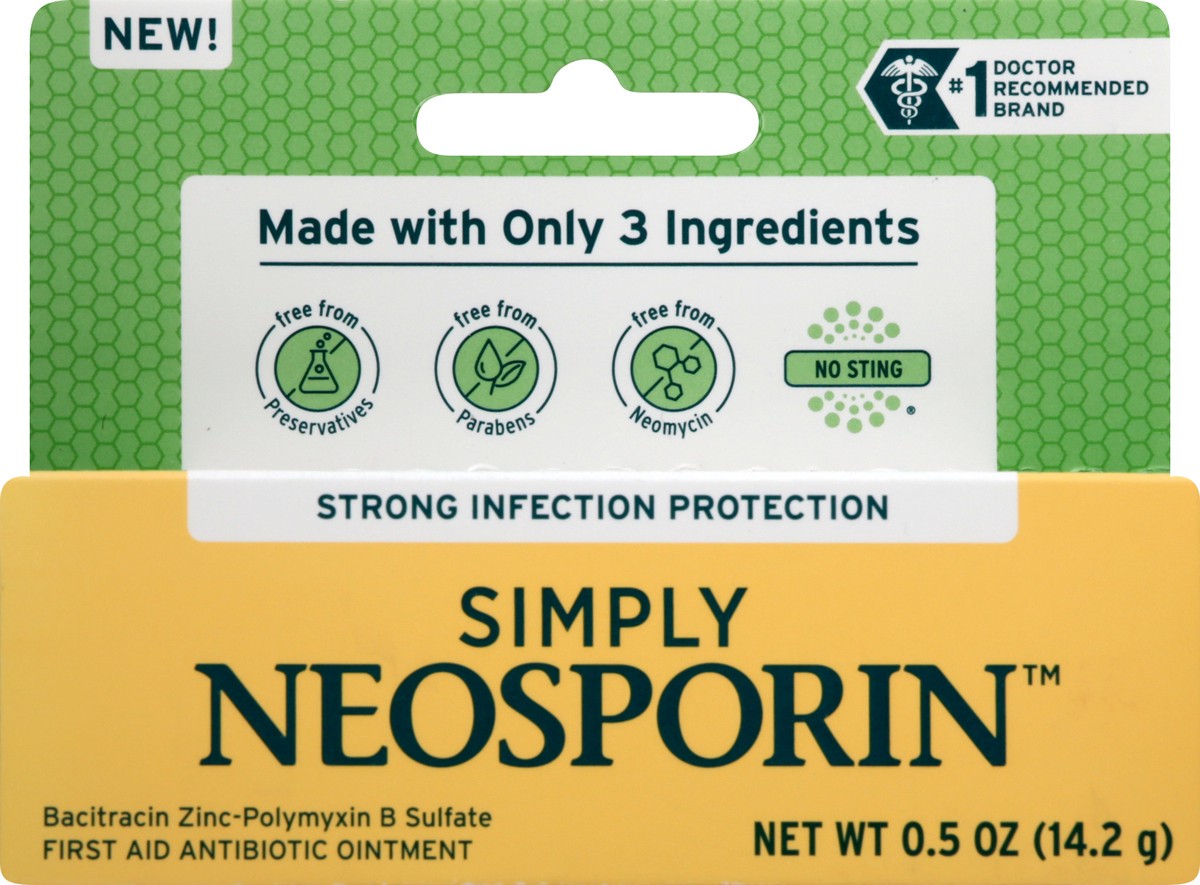 slide 4 of 9, Neosporin Simply Formula Ointment - 0.5oz, 0.5 oz