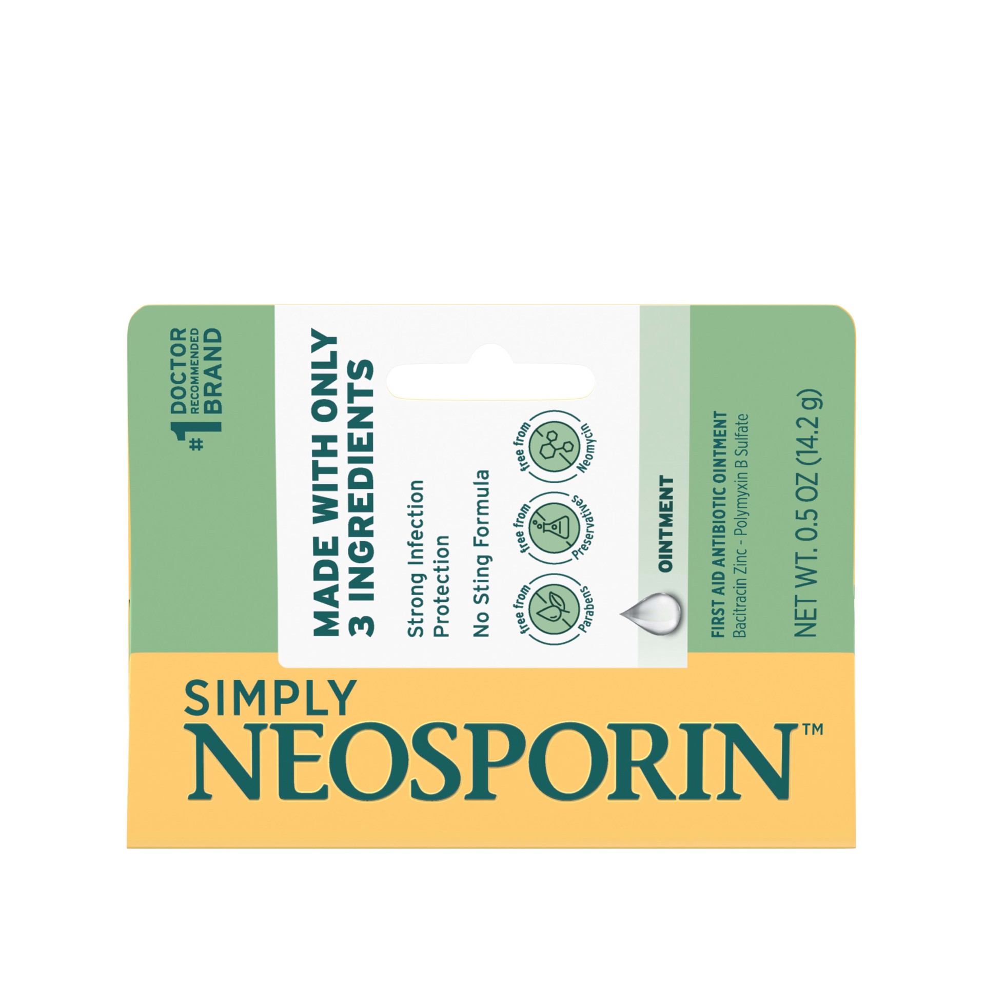 slide 1 of 9, Neosporin Simply Formula Ointment - 0.5oz, 0.5 oz