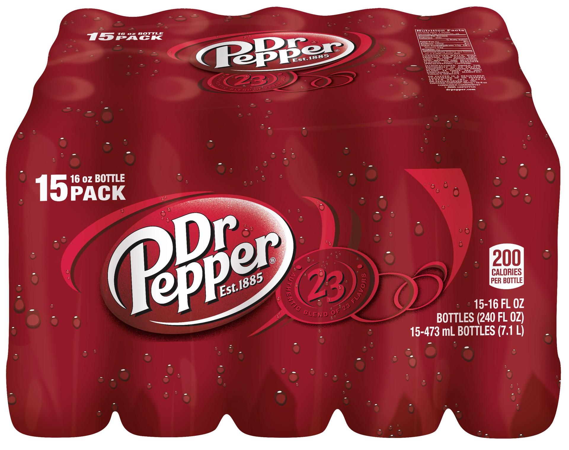 slide 1 of 3, Dr Pepper Soda- 15 ct, 15 ct