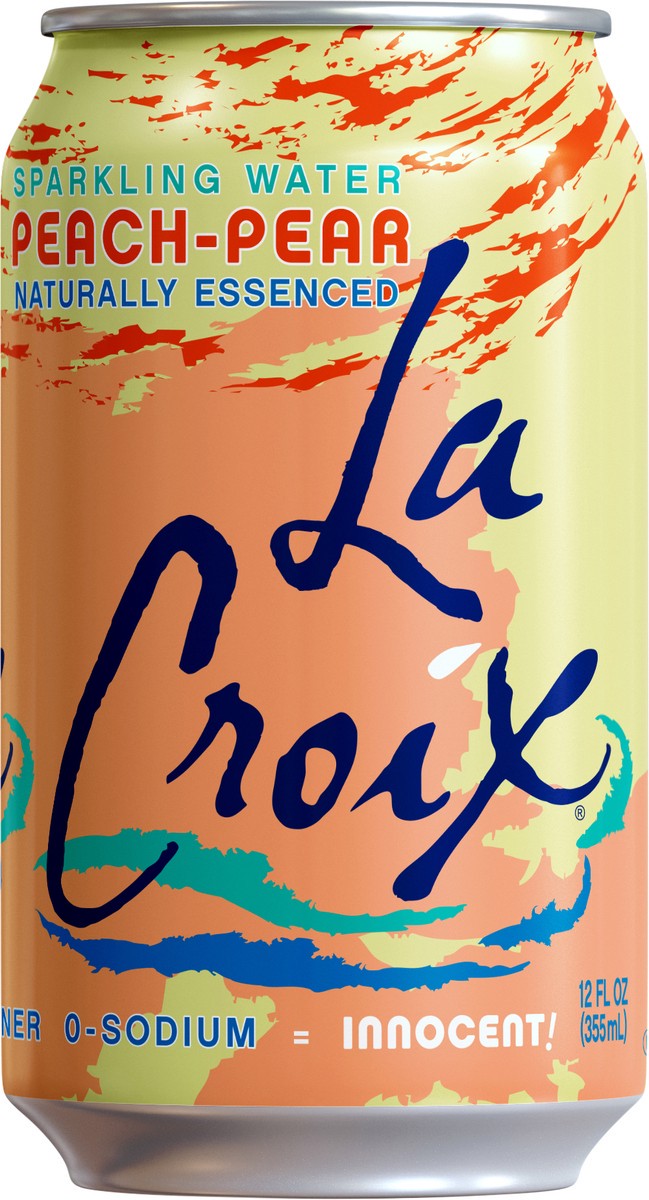 slide 1 of 1, La Croix Peach Pear Sparkling Water Single Can - 12 fl oz, 12 fl oz