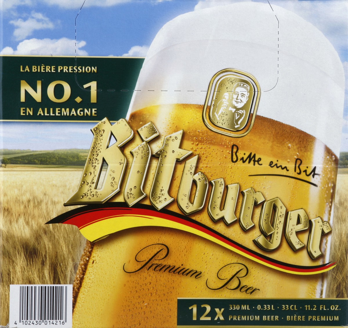 slide 5 of 7, Bitburger Beer 12 ea, 12 ct