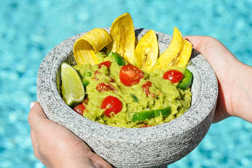 slide 4 of 6, Imusa Granite Molcajete 6Inch, 6 in