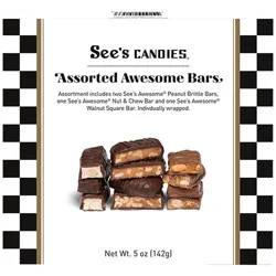 See's Candies - Assorted Awesome Bars - 5 oz