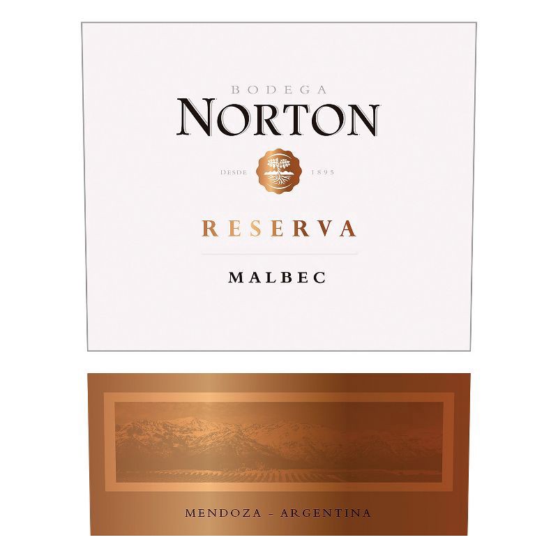 slide 2 of 2, Bodega Norton Norton Reserve Malbec Red Wine - 750ml Bottle, 750 ml