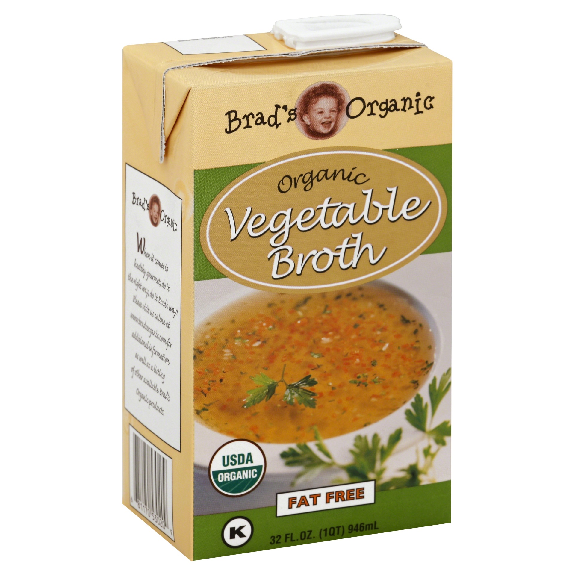 slide 1 of 4, Brad's Organic Kosher Vegetable Broth, 32 oz