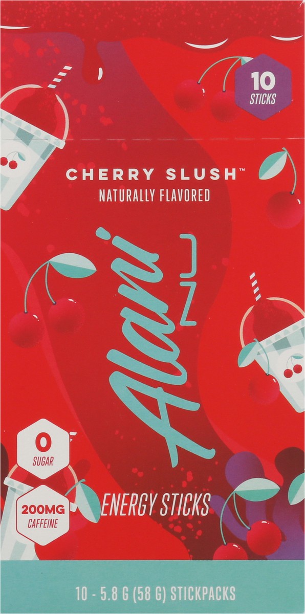 slide 3 of 9, Alani Nu Energy Sticks Cherry Slush 10Ct, 10 ct