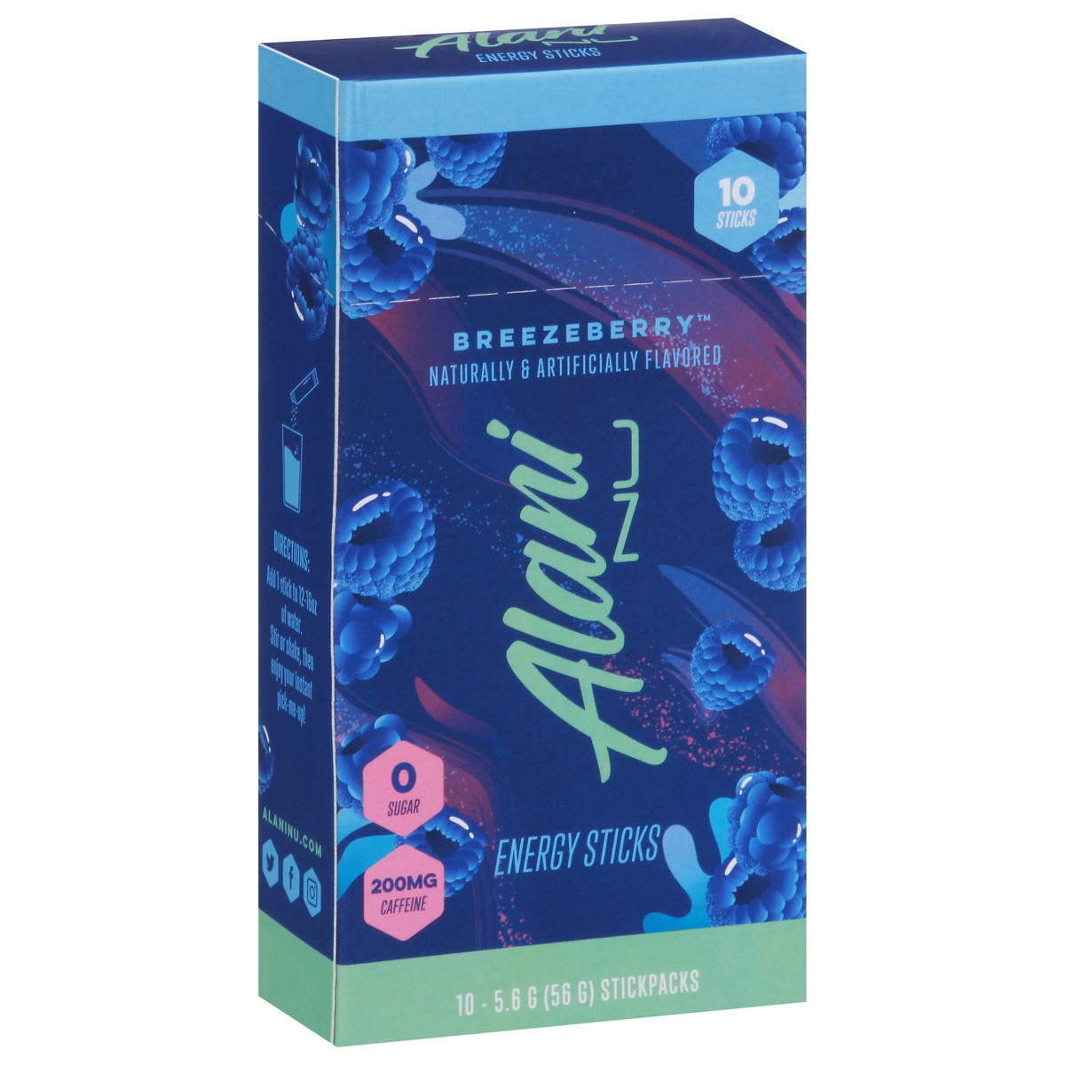 slide 5 of 9, Alani Nu Energy Sticks Breezeberry - 10 ct, 10 ct