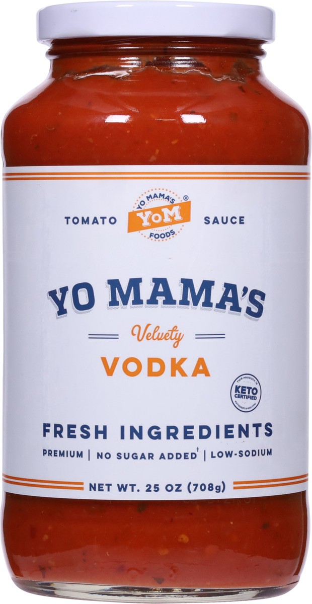 slide 7 of 9, Yo Mama's Vodka Tomato Sauce 25 oz, 25 oz