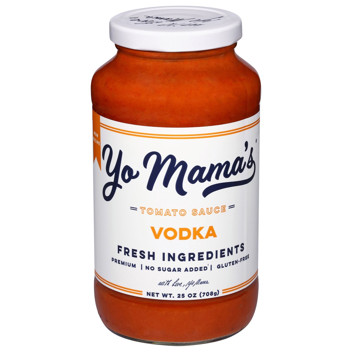 slide 1 of 9, Yo Mama's Vodka Tomato Sauce 25 oz, 25 oz