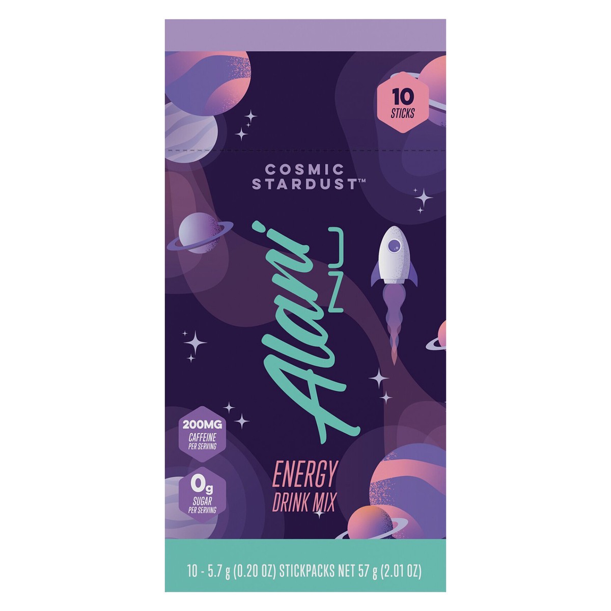 slide 1 of 9, Alani Nu Energy Sticks Cosmic Stardust - 10 ct, 10 ct; 2 oz