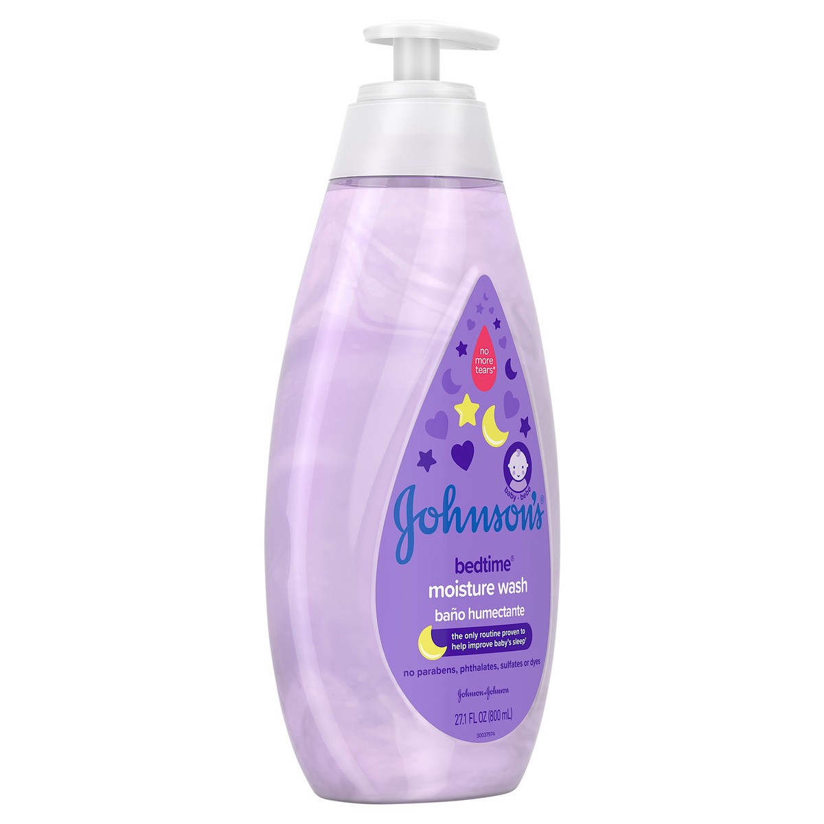 slide 3 of 7, Johnson's Bedtime Moisture Wash - 27.1oz, 27.10 fl oz