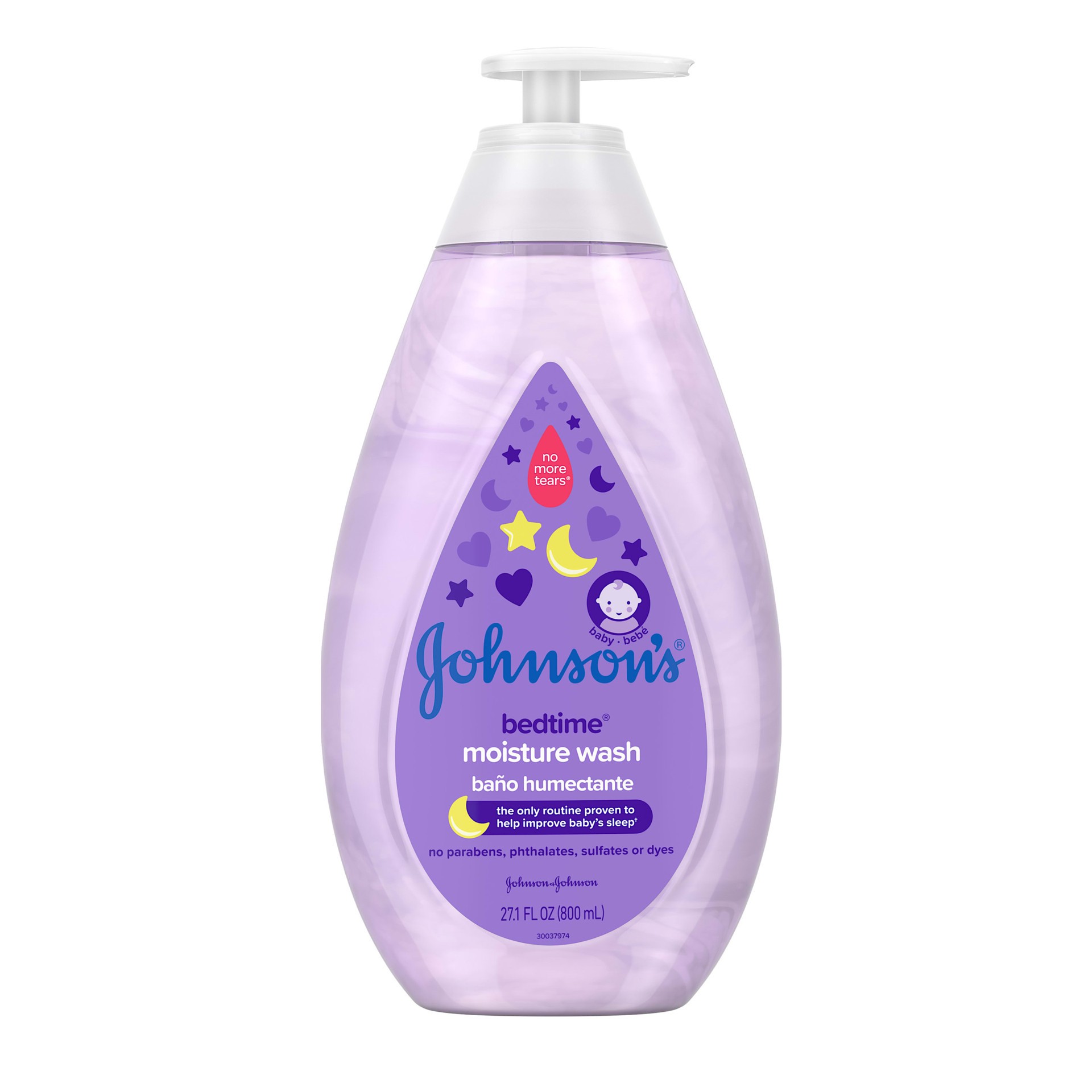 slide 1 of 7, Johnson's Bedtime Moisture Wash - 27.1oz, 27.10 fl oz