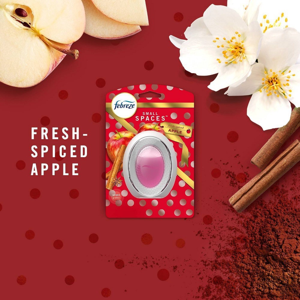 slide 3 of 6, Febreze Small Spaces Fresh Spiced Apple Air Freshener, 2 ct