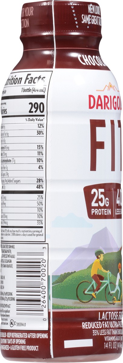 slide 6 of 9, Darigold 2% Reduced Fat Ultra-Filtered Chocolate Milk 14 fl oz, 14 fl oz
