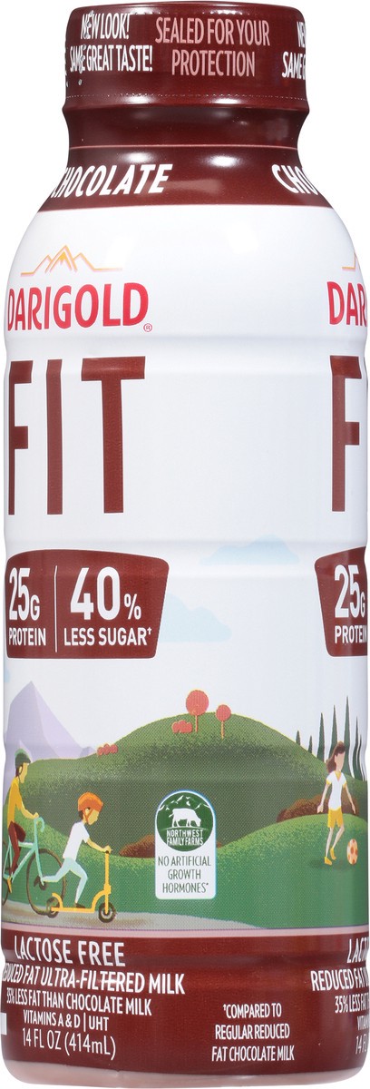 slide 8 of 9, Darigold 2% Reduced Fat Ultra-Filtered Chocolate Milk 14 fl oz, 14 fl oz