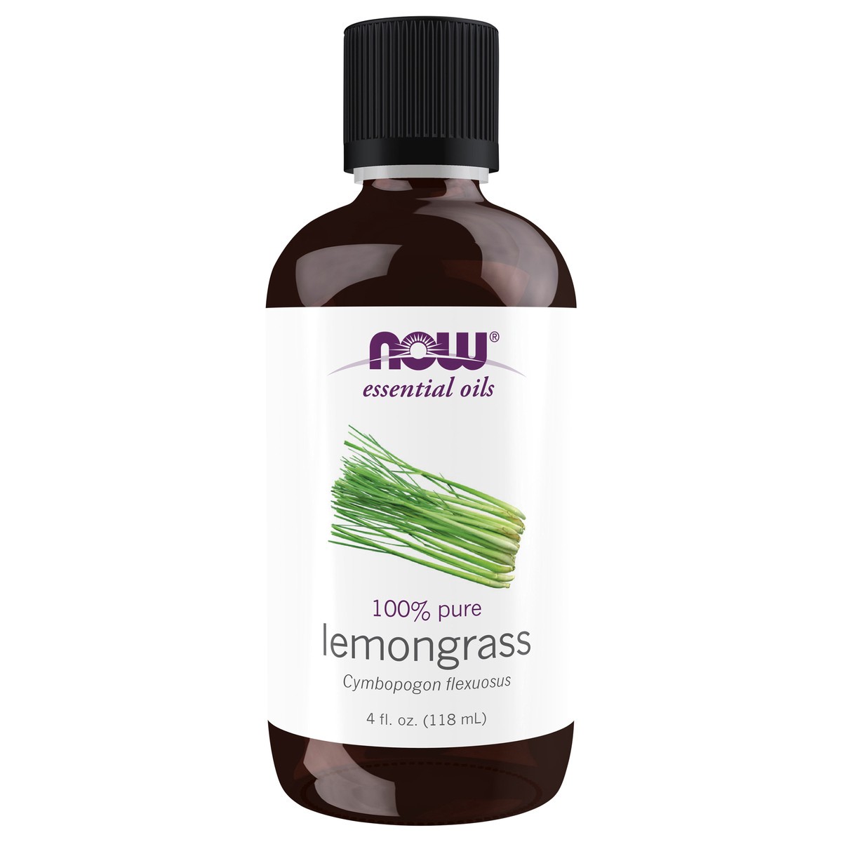 slide 1 of 4, NOW Lemongrass Oil - 4 oz., 4 fl oz