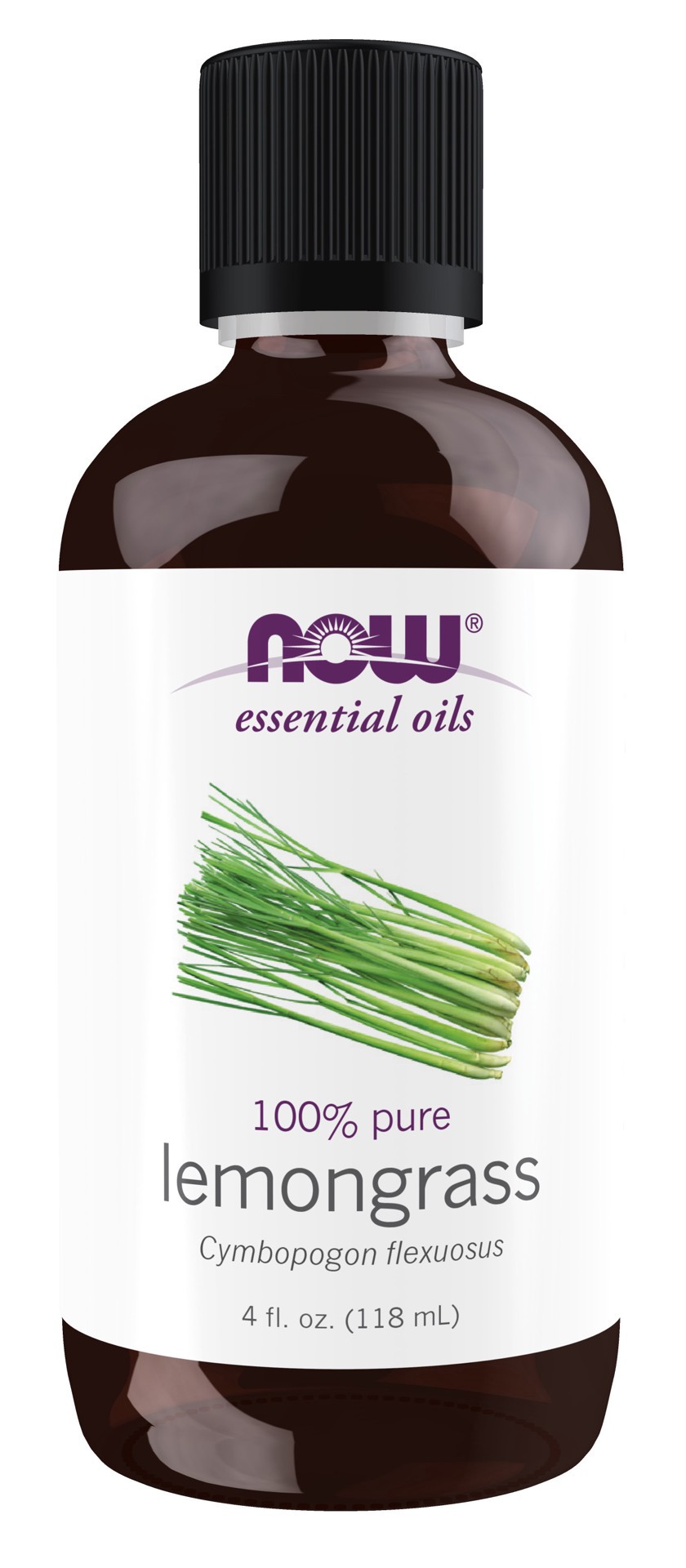 slide 1 of 4, NOW Lemongrass Oil - 4 oz., 4 fl oz