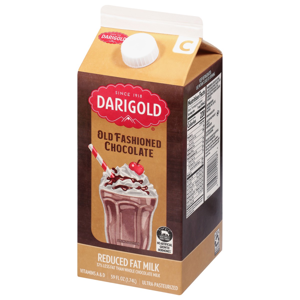 slide 5 of 9, Darigold Old Fashioned Chocolate Milk, 59 oz