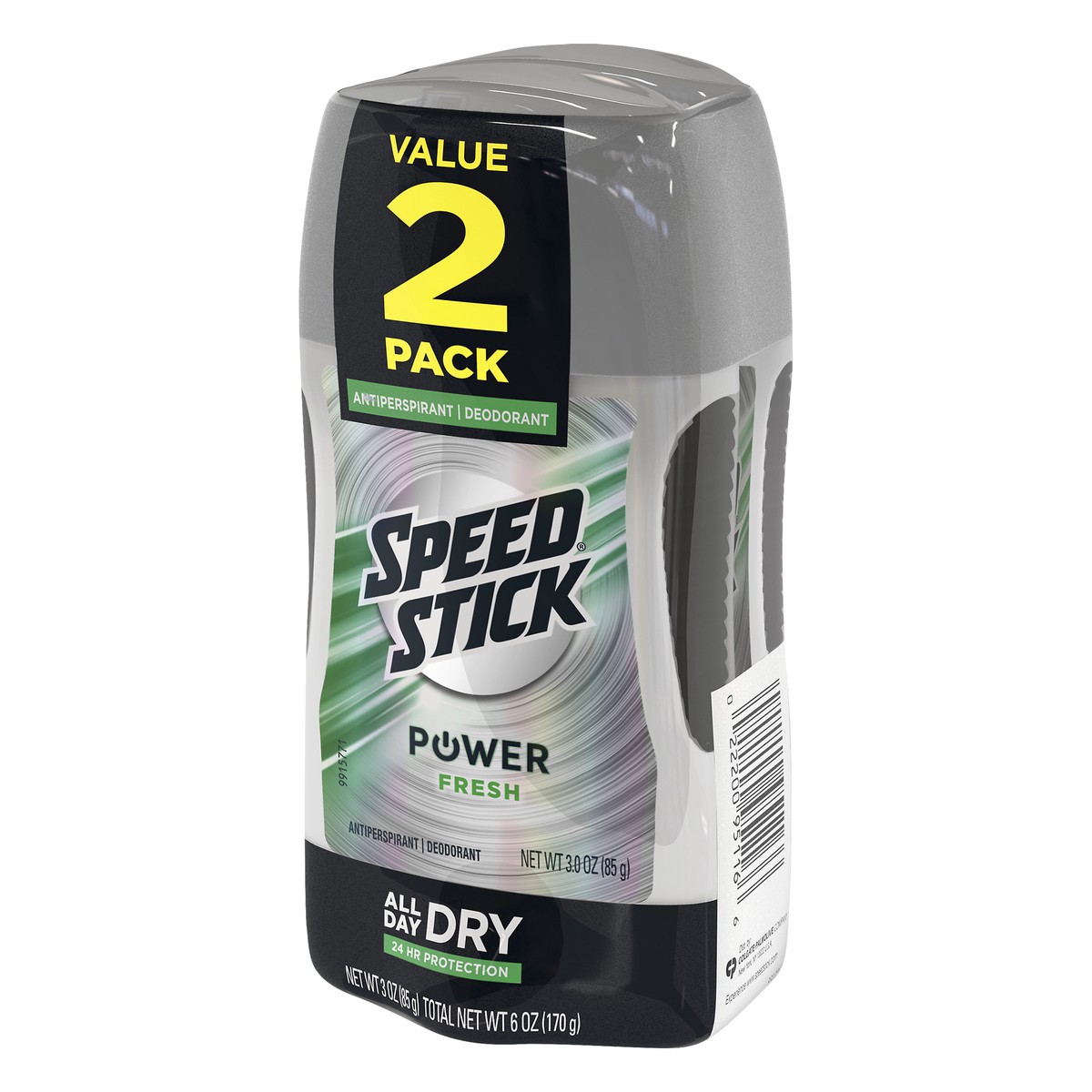 slide 4 of 4, Speed Stick Value Pack Power Fresh Antiperspirant/Deodorant 2 ea, 3 oz