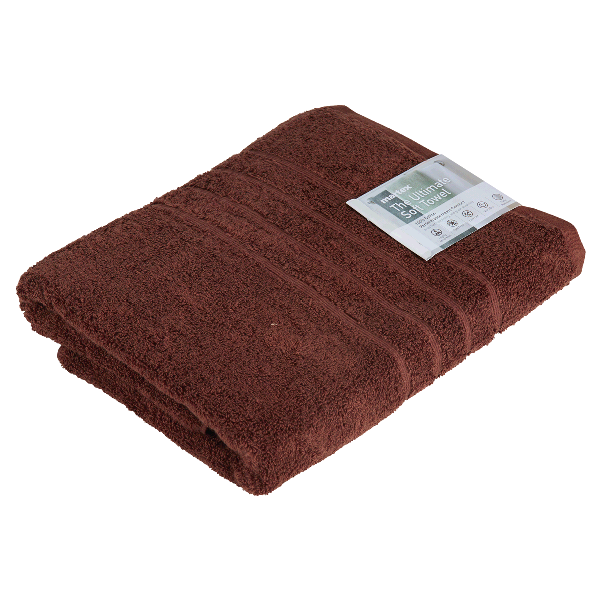 slide 1 of 1, Martex Ultimate Chocolate Solid Bath Towel, 1 ct